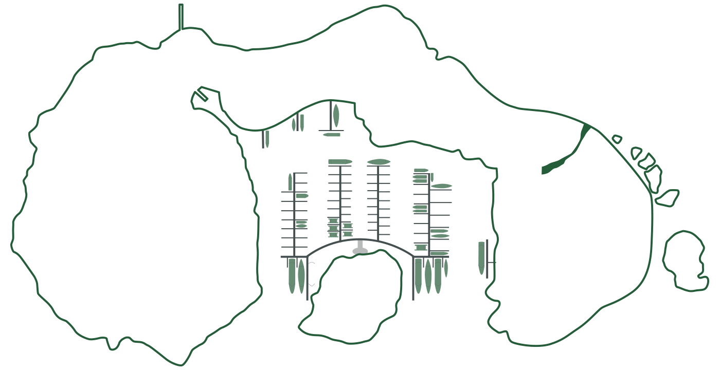 Nawi Island Marina map