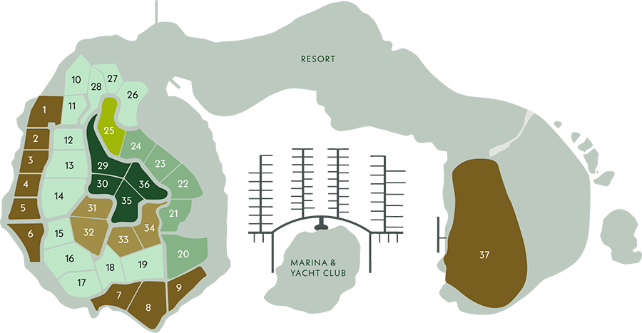 Nawi Island lot map